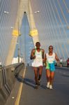 Bangkok, Thailand - November 18: Unidentified Runner At Standard Stock Photo