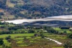 Lake Cwellyn, Snowdonia/wales - October 7 : View Down To Lake Cw Stock Photo