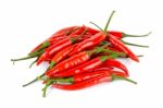 Red Chili Pepper Isolated On A White Stock Photo