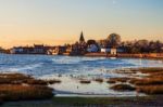 A Winter's Afternoon At Bosham Stock Photo