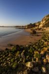 Beaches Near Ferragudo, Portugal Stock Photo