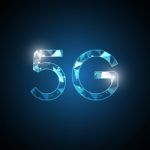 5g Technology Abstract Symbol Background Stock Photo