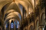 Interior View Of Canterbury Cathedral Stock Photo