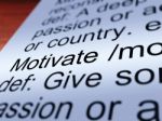 Motivate Definition Stock Photo