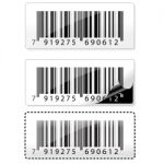 Barcode Sticker Stock Photo