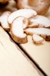 Shiitake Mushrooms Stock Photo