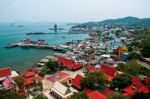 View Of Koh Sri Chang Island Stock Photo