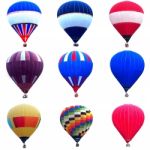 Hot Air Balloon Collections Stock Photo