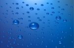 Water Drops Background Stock Photo