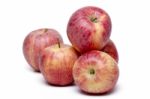 Fresh And Healthy Red Apples Stock Photo