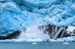 Glacier Break Off Stock Photo