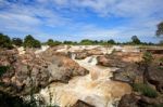 Liphi Water Fall In Champasak Southern Of Laos Stock Photo