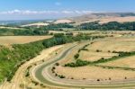 The River Cuckmere Flows Through The Sussex Countryside Stock Photo