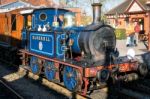 Bluebell Steam Train At Sheffield Park Station Stock Photo