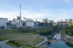 Dalat,vietnam,march 08,2017:landscape Of Dalat Town .the City Has French Architecture.dalat  Is Landmark  Of Sound Vietnam Stock Photo