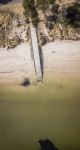 Dennes Point Beach From Above, Located On Bruny Island In Tasmania Stock Photo