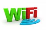 3d Wifi Stock Photo