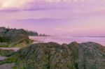 Burleigh Heads Beach During The Day Stock Photo