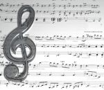 Treble Clef Stock Photo