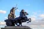 Bronze Sculpture By Thomas Thornycroft Commerating Boudicca Stock Photo