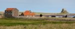 Lindisfarne Castle, Holy Island/northumberland - August 16 : Vie Stock Photo