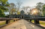 Ta Prohm, Angkor Wat In Cambodia Stock Photo