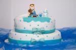 Sweet Boy Cake Stock Photo