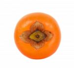 Persimmon Isolated On The White Background Stock Photo