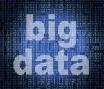 Big Data Represents World Wide Web And Net Stock Photo