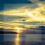 Meaningful Quote On Seascape Background Stock Photo