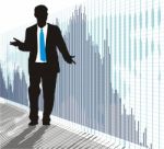 Silhouette Businessman Stock Photo