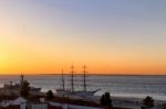 A View Of New Dawn In Alfama Stock Photo