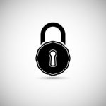 Lock Icon Stock Photo