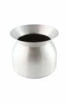 Stainless Pot For Sticky Rice Cooking On White Background Stock Photo