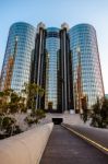 Los Angeles, California/usa - July 28 : Skyscrapers In The Finan Stock Photo