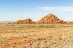 Rocks On The Desert In Namibia Stock Photo