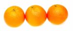 Three Oranges Stock Photo