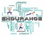 Fitness Endurance Means Working Out And Exercise Stock Photo