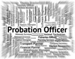 Probation Officer Indicates Administrators Hiring And Probationa Stock Photo