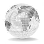 Trade Globe Shows Biz Exporting And Business Stock Photo