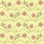 Seamless Pattern Of Flower Illustration Background Stock Photo