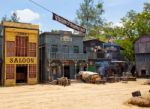 Wild West Town Style Stock Photo