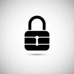 Lock Icon Stock Photo