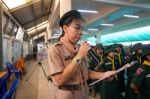 Student 9-10 Years Old, Scout Assembly, Scout Camp In Bangkok Thailand Stock Photo