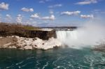 Beautiful Picture Of The Amazing Niagara Falls Stock Photo