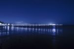 Shorncliffe Pier In The Evening Stock Photo