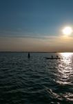 Italy Venice Lagune From  Burano Island Stock Photo