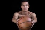 Asian  Basketball Player Stock Photo