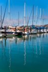 Sausalito Marina Stock Photo