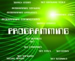 Programming Word Representing Software Development And System Stock Photo